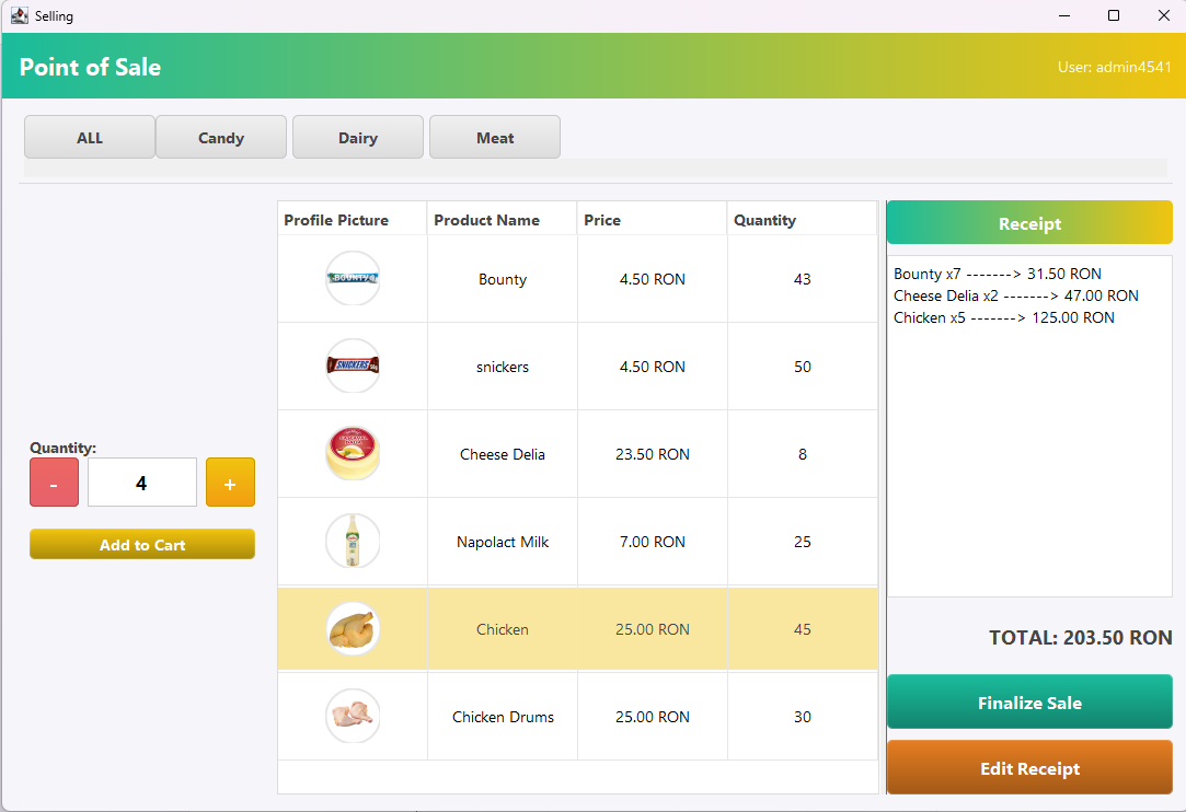 Dashboard – analytics